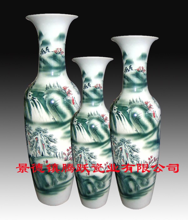 供应宾馆酒店大花瓶/景德镇大花瓶/手绘工艺大花瓶